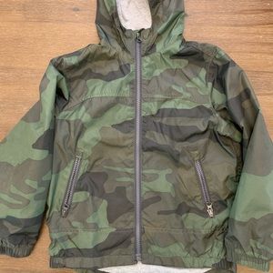 Gap Kids Hooded Camo Jacket